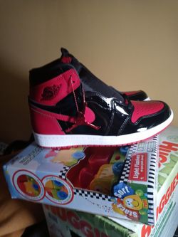 Jordan Bred 1 Patent Size 9