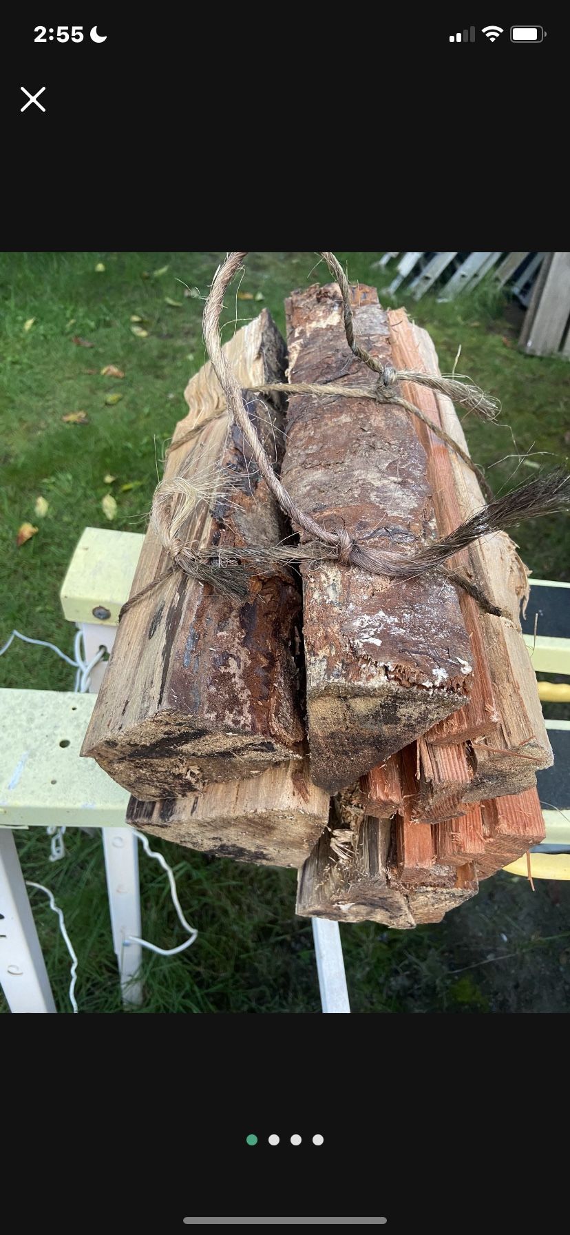 Firewood Bundle With Kindling