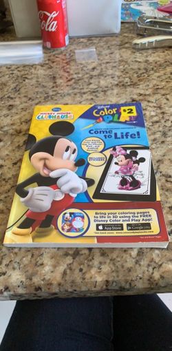 Mickey mouse and Minnie Mouse coloring book