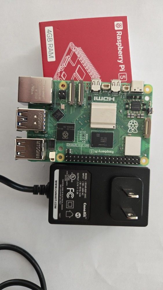 New Raspberry Pi 5 With C powersupply 4G