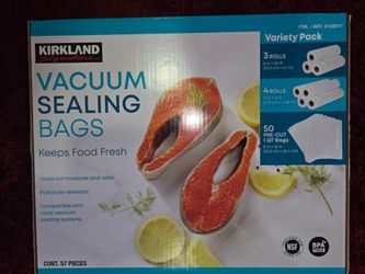 Kirkland Signature Vacuum Sealing Bags, Assortment Pack ((contact info removed))