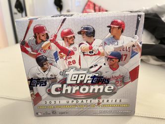 2021 TOPPS Chrome Update Series! 60 Bucks! Sealed!