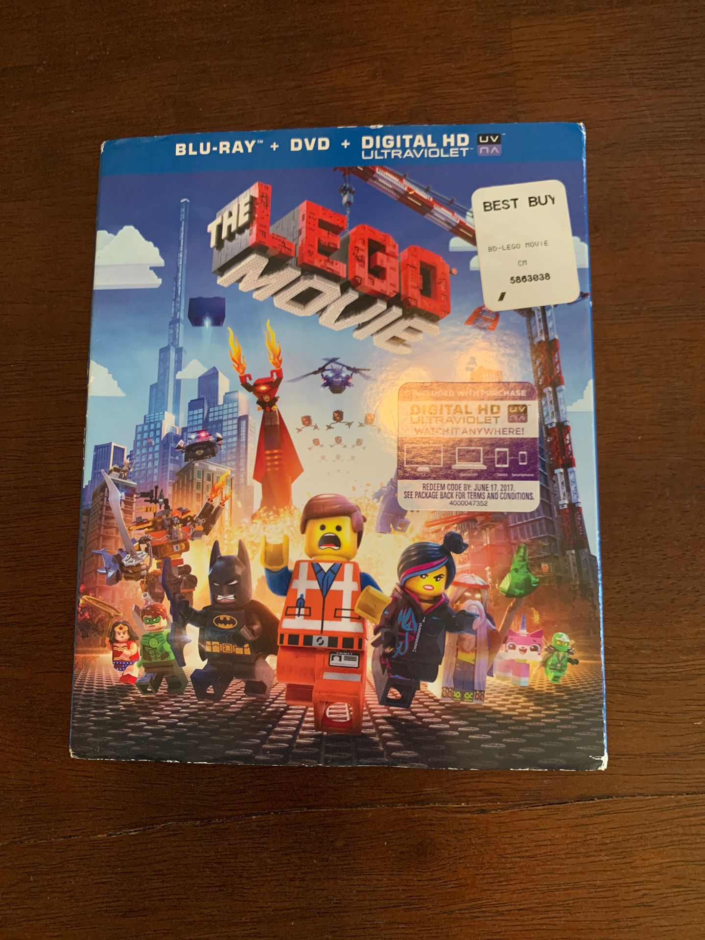 Lego movie (Blu-Ray/DVD/Digital Copy)