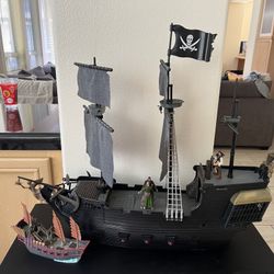 Disney Ultimate Black Pearl Playset Pirates Of The Caribbean Toys Figures And Pirate Ship.