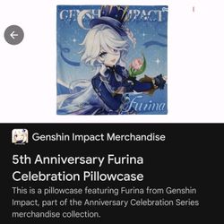 Genshin Impact Google Play 5th Anniversary Merch