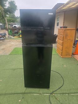 Black refrigerator