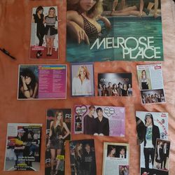 Ashlee Simpson Clippings Lot + Poster