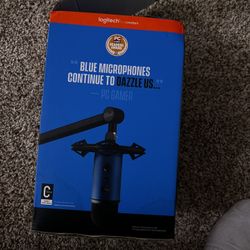 Blue Logitech Gamer Mic 