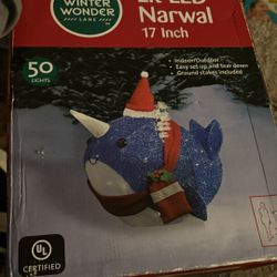 Lit LED Narwal 17in