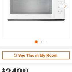 WHIRLPOOL 30 in. Over-

the-Range Microwave in

White with Sensor Cooking