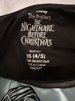 Nighmare Befor Christmas Gown Girls