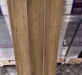 Lifeproof - Strand Woven Mojave 9/32 in. T x 5.2 in. W Waterproof Hand Scraped Engineered Bamboo Flooring