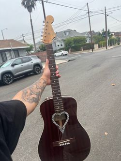 Fender Alkaline Trio Malibu California Series Acoustic Electric Mahogony Guitar