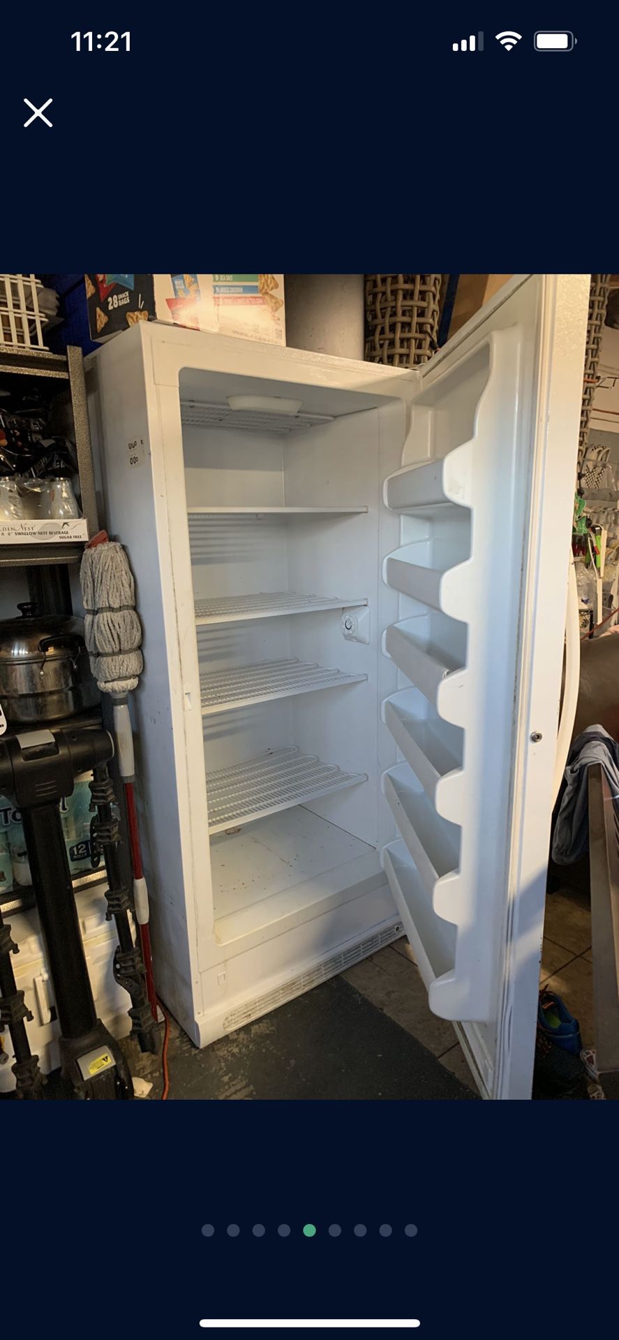 Upright Freezer in White 