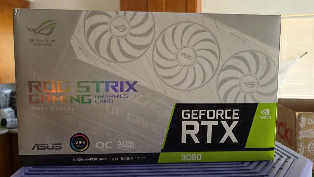 ASUS NVIDIA ROG Strix White GeForce RTX 3090 OC 24GB GDDR6X