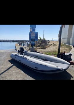 Takacat 460LX Inflatable Catamaran — Full Anchoring & Pump Bundle