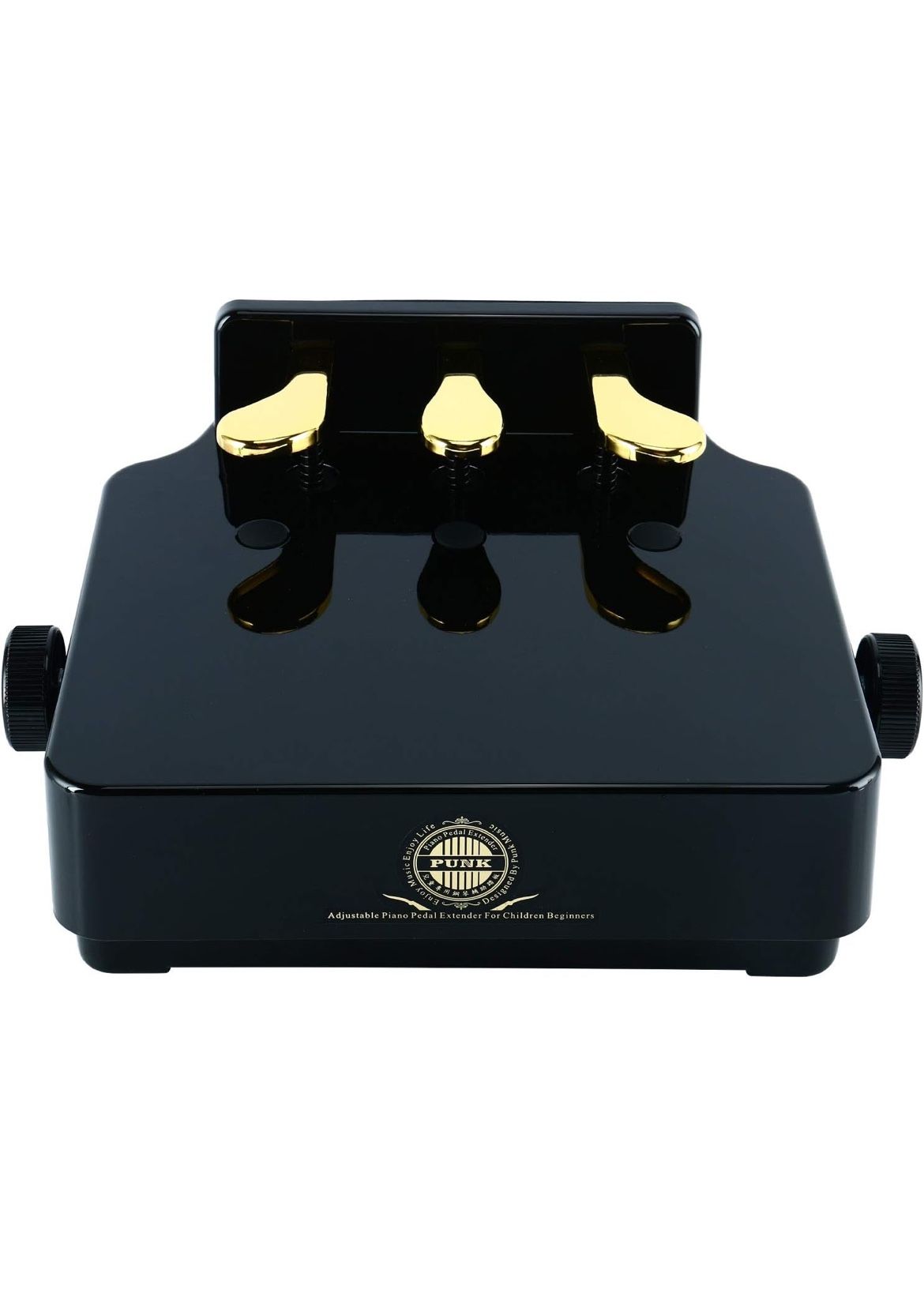 Piano Pedal Extender Adjusted Piano Foot Pedal Extender for Kids,Design with 3 Pedal Black