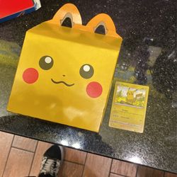 Pikachu McDonald’s Card