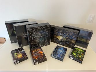Blizzard Collectors Edition Boxed Game Sets — Includes TWO developer signed CE boxes and THREE unsigned CE boxes plus 6 standard boxes for free! (BOXE