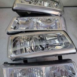 03-06 Silverado Avalanche Headlights LUCES MICAS FAROS Calaveras Focos