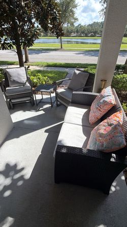 Outdoor Wicker Patio Furniture Set