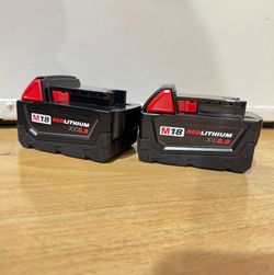 Milwaukee 5 ah Each