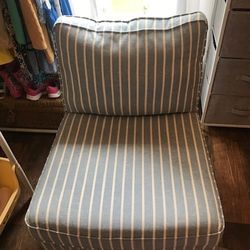 Charming Blue and White Chair