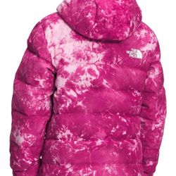 North Face Reversible Down hooded Jacket (XL)