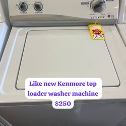 Like New Kenmore Top Loander Washer Machine 