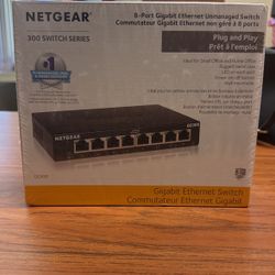 NETGEAR 8-Port Gigabit Ethernet Unmanaged Essentials Switch (GS308)