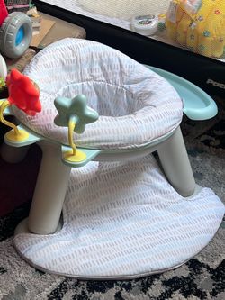 SKIP HOP EXPLORE & MORE BABY CHAIR: 2-IN-1 SIT-UP FLOOR SEAT & INFANT ACTIVITY SEAT