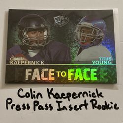 Colin Kaepernick San Francisco 49ers QB Press Pass Short Print Insert Rookie Card. 