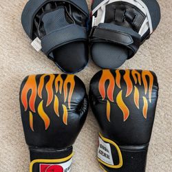 Boxing Gloves And Pads