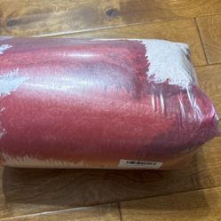 Red Checkered Rug Unopened