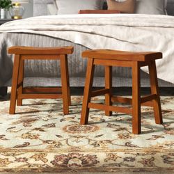 Danara Solid Wood Accent Stool $120/4pcs