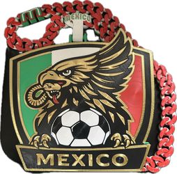 Soccer Mexico necklace
