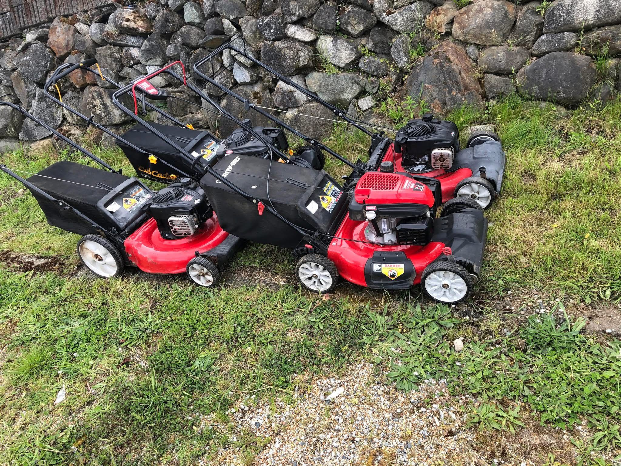 Lawn mower and trimmer...