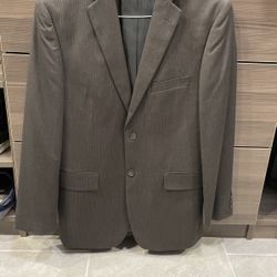 Men 3 Piece Brown Suit
