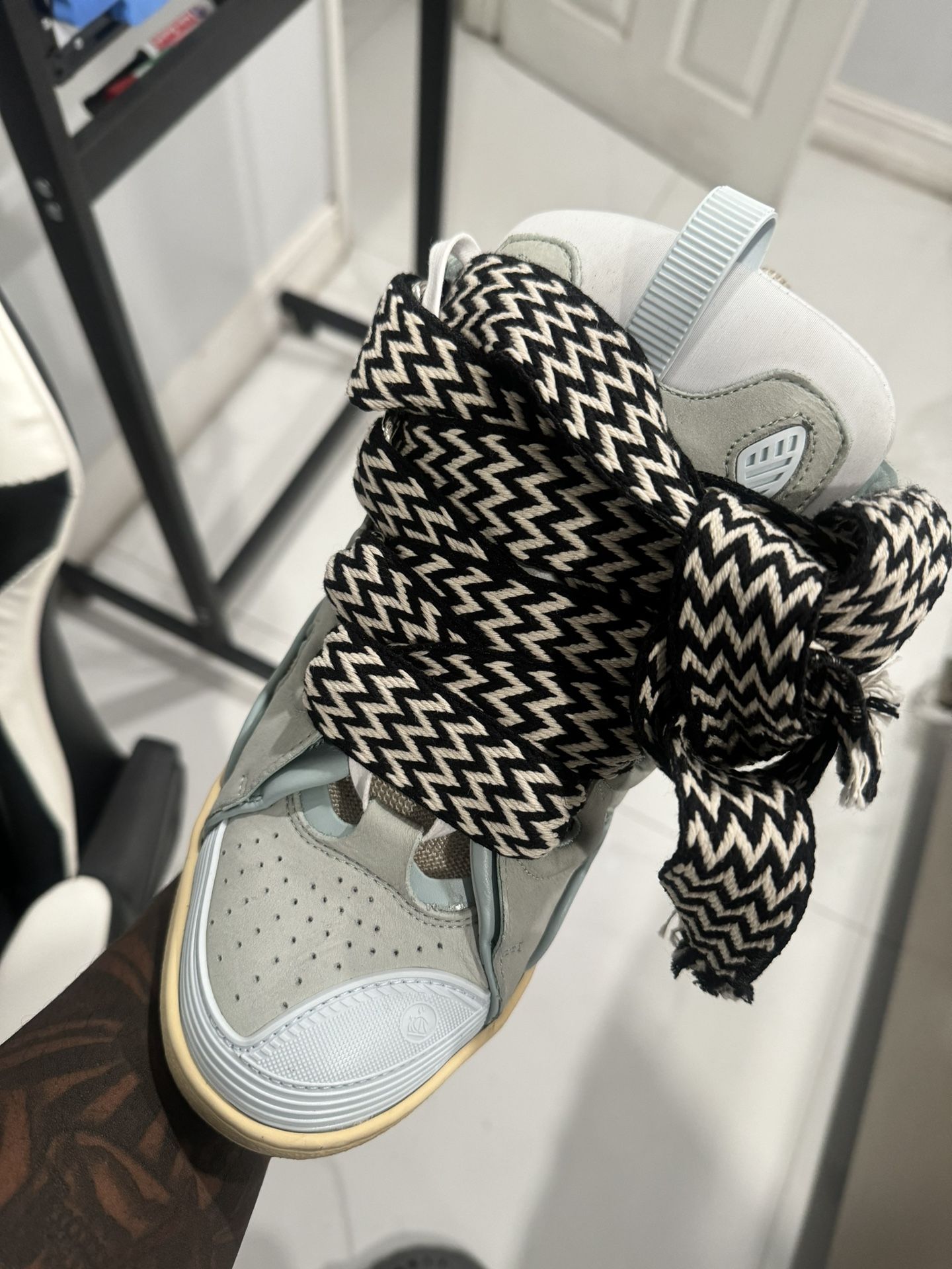 Lanvin Leather Crub Sneakers