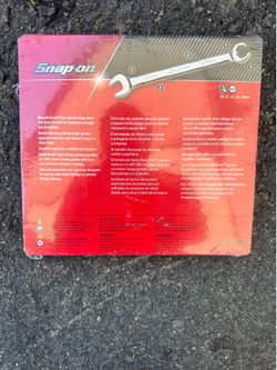 Snap-on RXSM605B, 5-piece metric flare nut wrench set