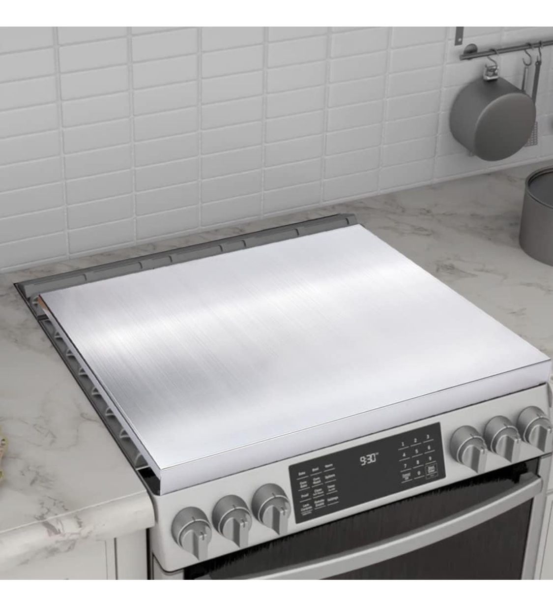 Stainless Steel Stove Top Cover  Large L30’’ x W22'' xH2.5'' 