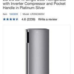 Brand New Refrigerator