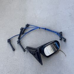 1999 Honda Prelude Part out , Spark Plug Wires , Injectors And fuel Rail, Driver Side Mirror .