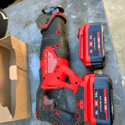 Sears Craftsman Sawzall Used With Two New 6A Battery Please Read Full Description