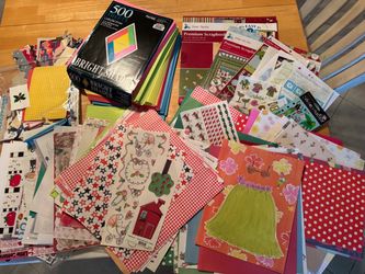 Arts and Craft Paper and Stickers