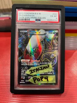 2012 Pokémon Italian Dark Explorers Darkrai Ex PSA 6 pop 4