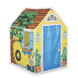 Cozy Cottage Fabric Play Tent and Storage Tote