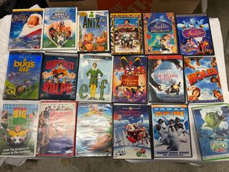 Lot of 36 Family and Children's DVDs - Disney, Pixar, DreamWorks