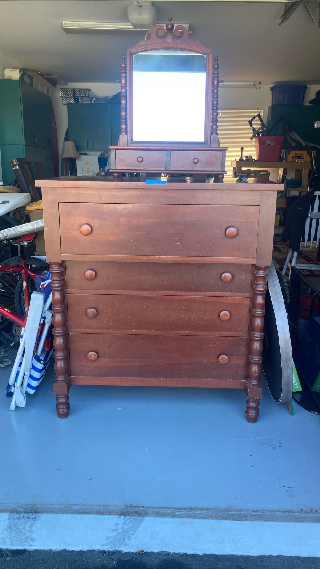 Antique Dresser Cherry Wood $110