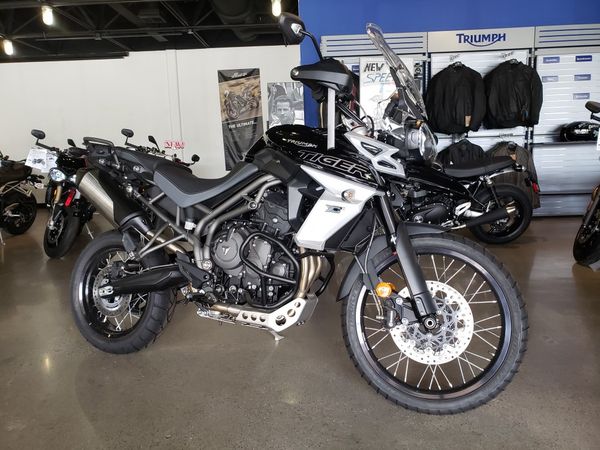 New 2018 Triumph Tiger 800 Xcx Jet Black For Sale In San Bernardino